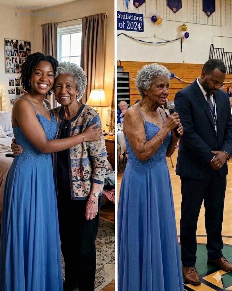 I Wore My Late Granddaughter’s Prom Dress to Her Prom – But What She Hid Inside Made Me Grab the Mic