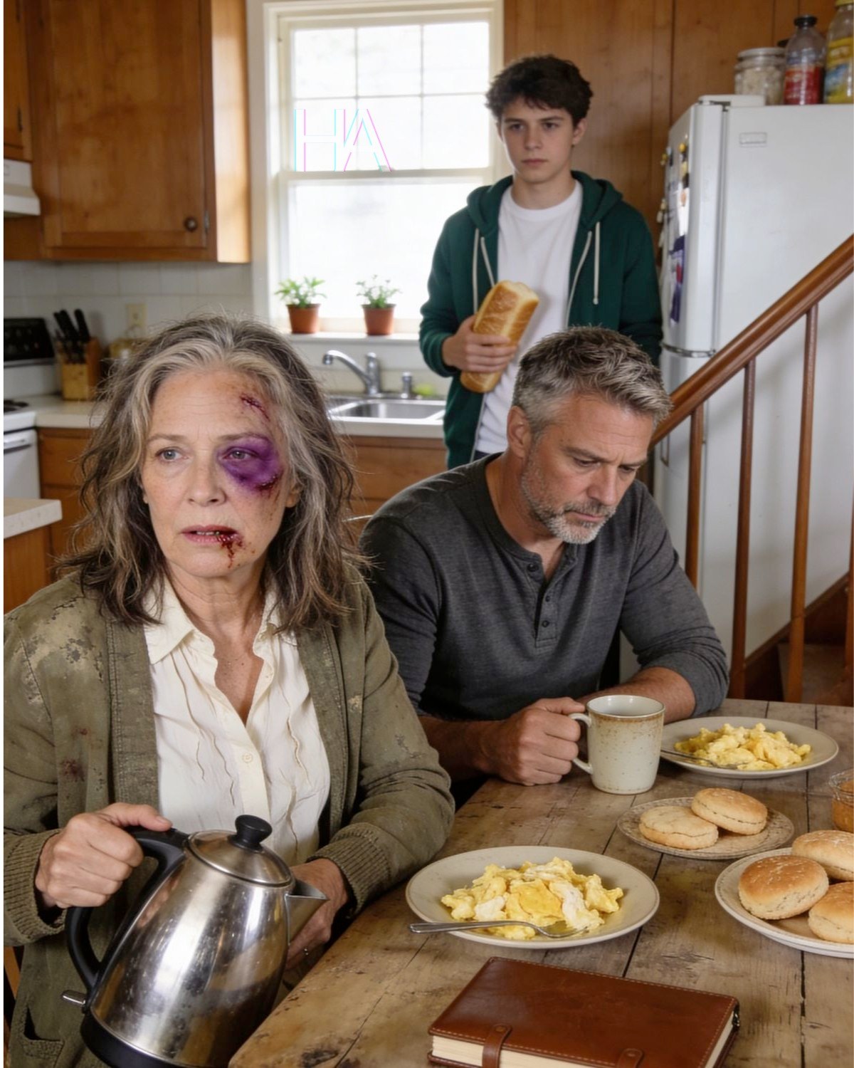 HER 23-YEAR-OLD SON PUNCHED HER IN THE FACE… BUT