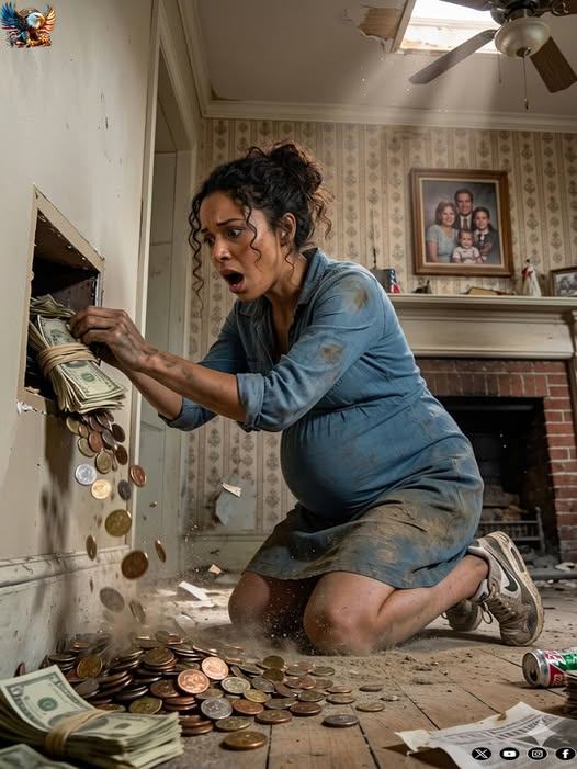 A pregnant widow wrk bought a crumbling house for almost nothing… but what she uncovered behind an old painting would change her life forever.