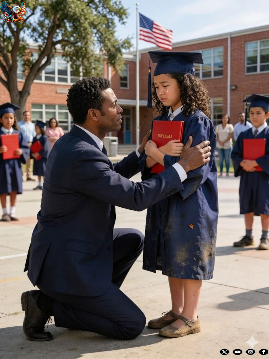 On Graduation Day, a Poor Orphan Girl Whispered to a Billionaire, “Will You Be My Dad Just for Today?” — What He Did Next Left Everyone in Tears