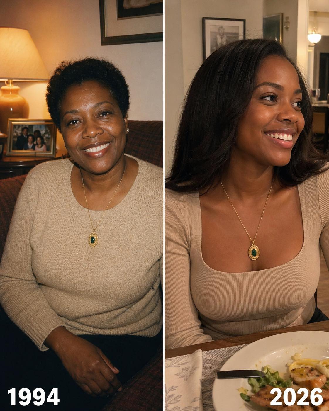 My son brought his fiancée home for dinner – when she took off her coat, I recognized the necklace I had hidden away 25 years ago…