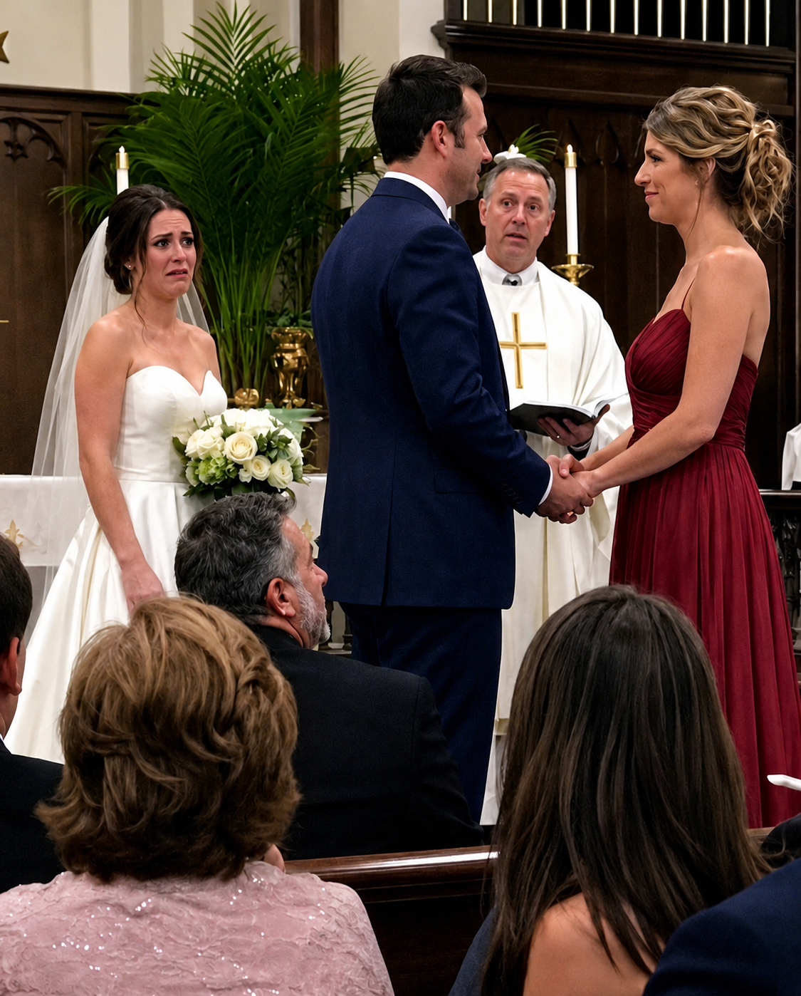 My son’s father left me at the altar for my maid of honor — one year later, his mother showed up at my door and said, “If you don’t come with me right