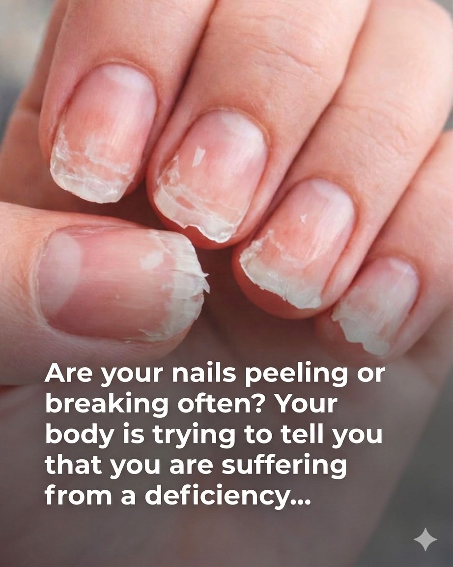 Your nails are breaking or splitting: this detail reveals a problem…