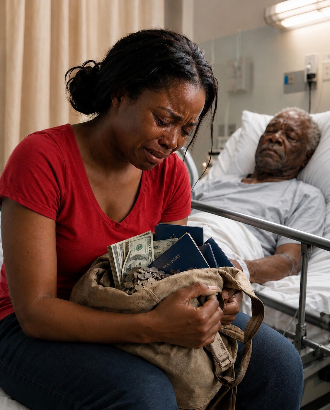 My father-in-law had no pension. I cared for him with all my heart for 12 years. With his last breath, he handed me a torn pillow and said, “For Maria.”