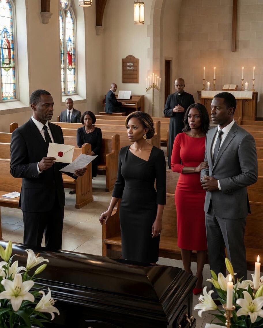 My pregnant daughter was in a coffin—and her husband showed up like it was a celebration. He walked in laughing with his mistress on his arm…