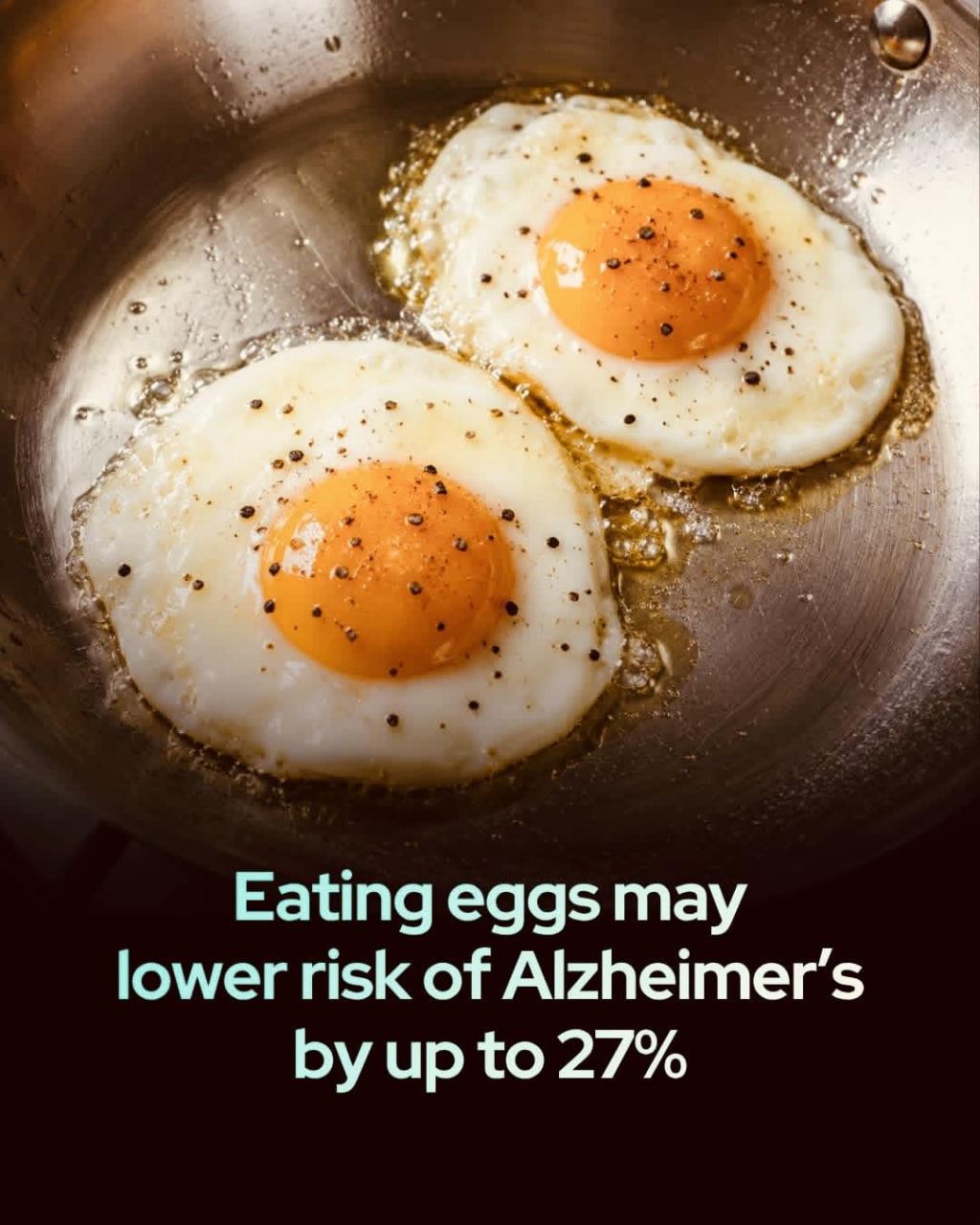 Regular egg consumption may be linked to a lower risk of Alzheimer’s disease.