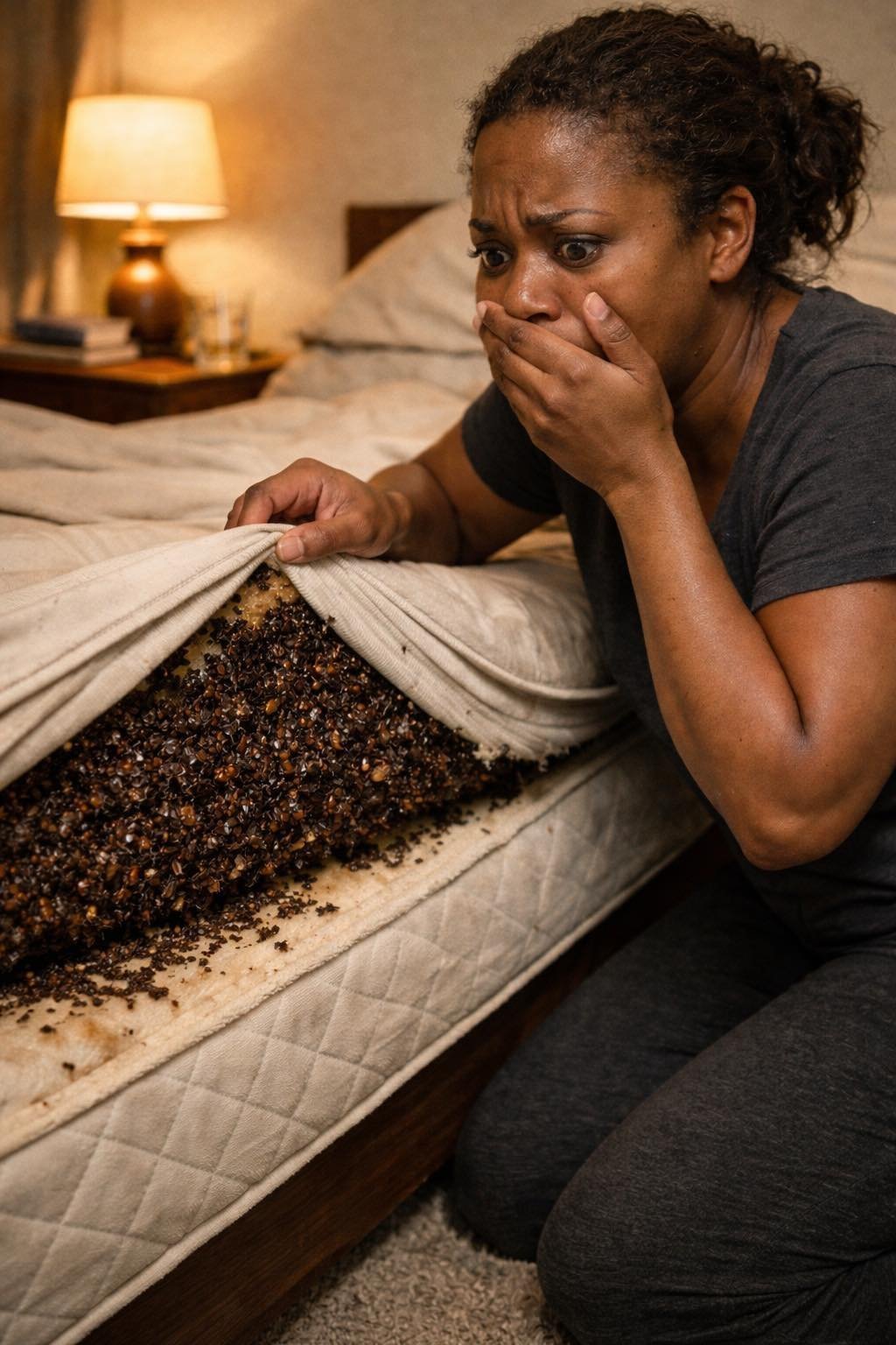 For Three Months, My Husband’s Side of the Bed Smelled Like Something Was Rotting… When I Finally Cut It Open, the Truth Destroyed Everything