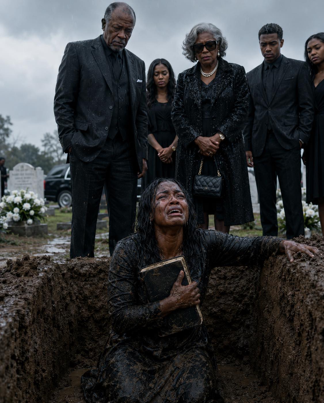 My father threw my grandmother’s bankbook into her grave and said, “It’s worthless”… but when I took it to the bank, the teller went pale and called the police.