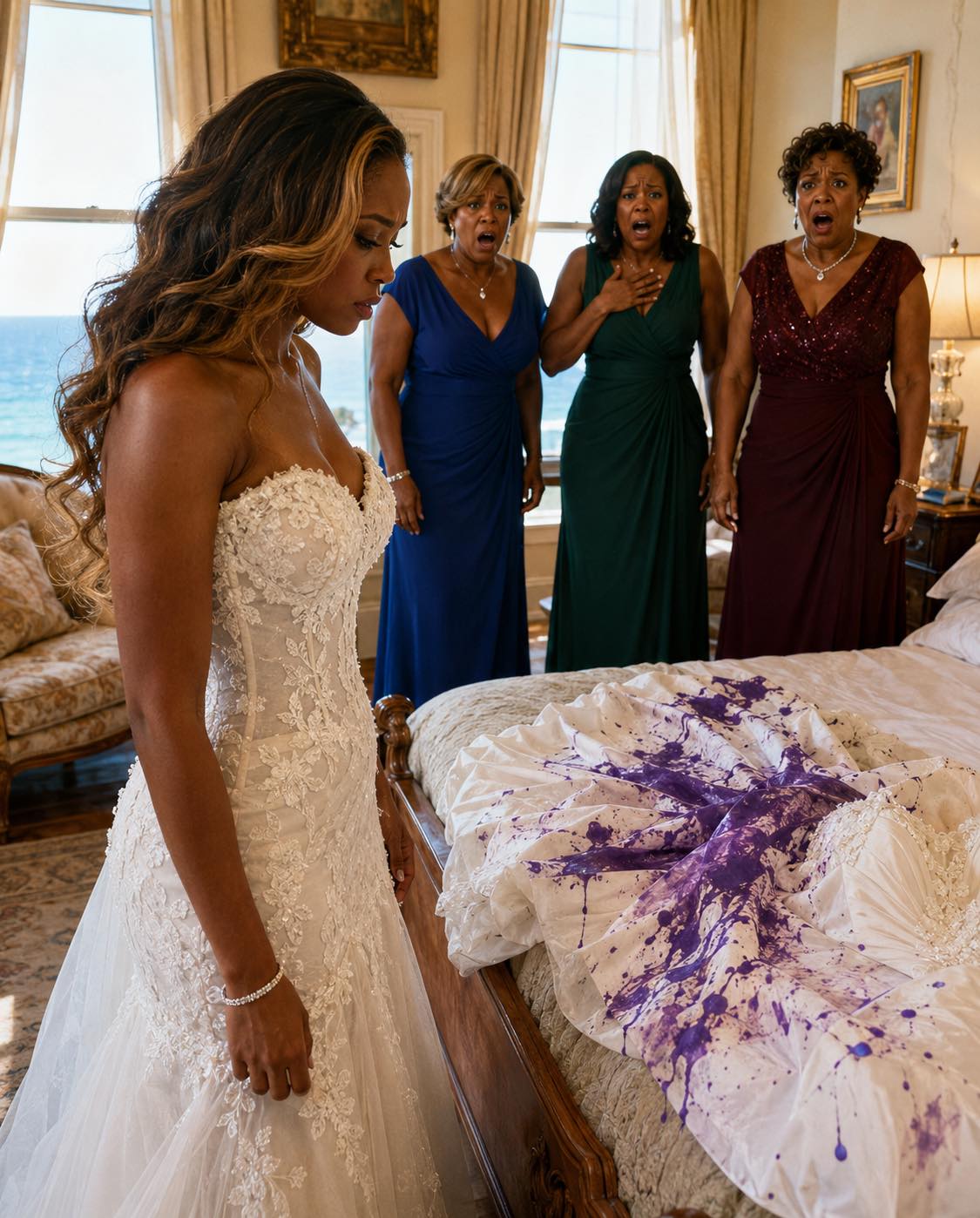 The Night Before My Wedding, My Sister Sent Me A Photo Of My Dress Cut To Pieces And Texted, “Oops. Guess The Ugly Dress Matches The Ugly