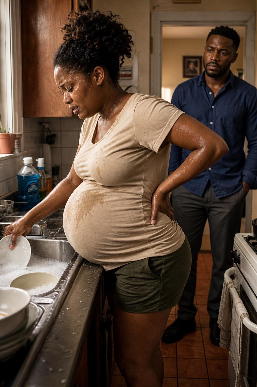 The husband who supported his family discovered the terrible secret they were hiding in the kitchen at 10 PM