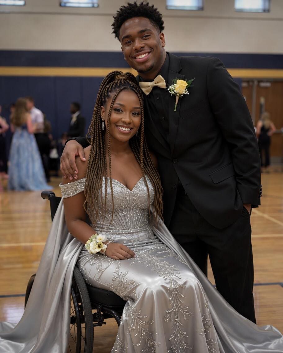 At Prom, Only One Boy Asked Me to Dance While Everyone Else Ignored Me Because I Was in a Wheelchair – The Next Morning, an Officer