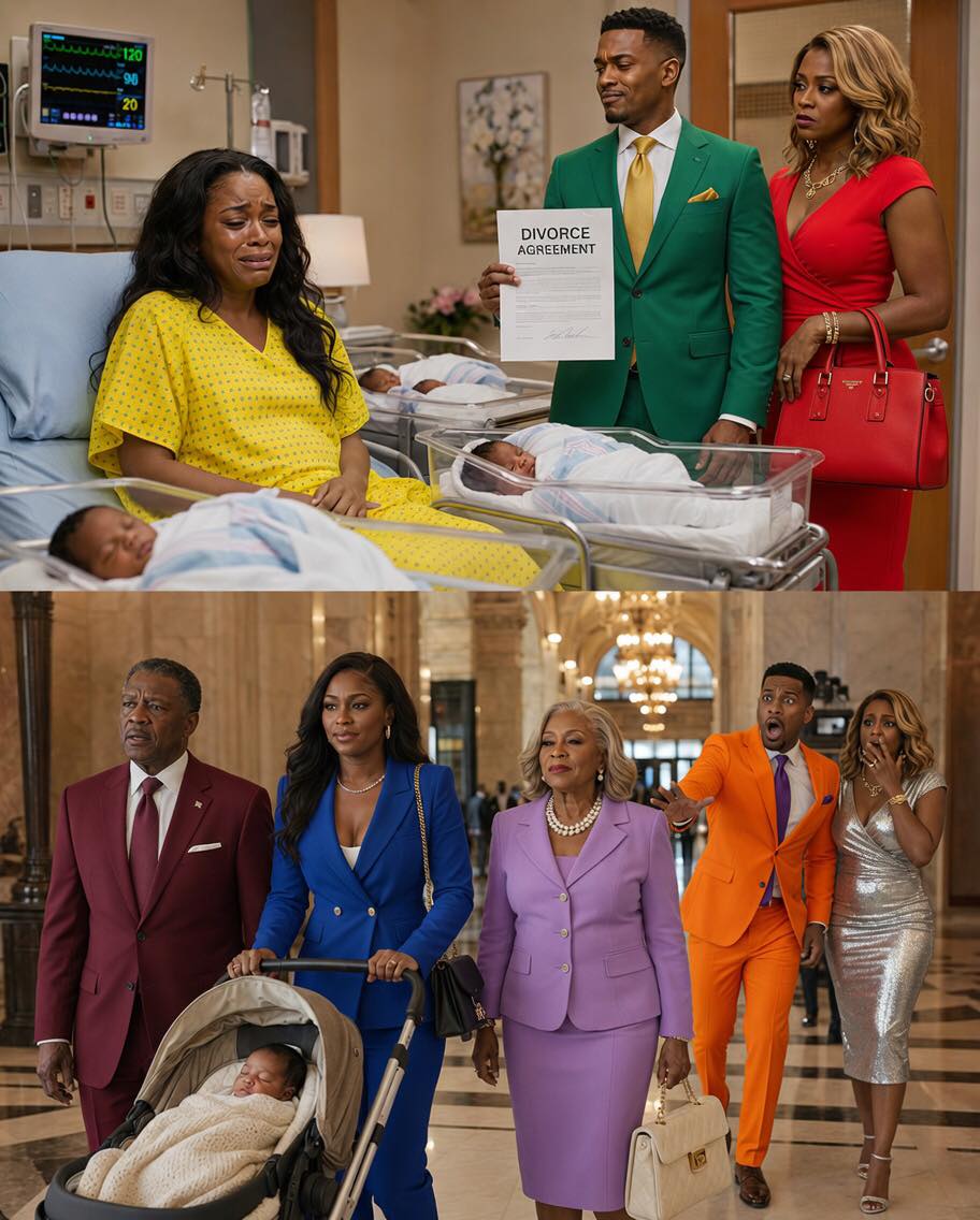 After I gave birth to our triplets, my husband brought his mistress to the hospital, a Birkin hanging from her arm, just to humiliate me. “You’re too ugly now. Sign the divorce,” he sneered.