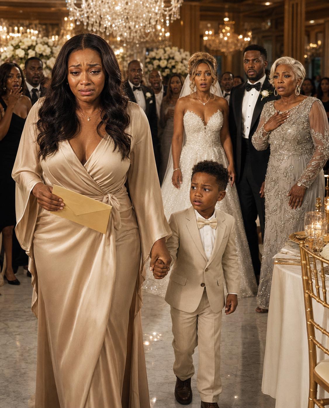 A Single Mom Spent Two Years Paying for Her Sister’s Dream Wedding — Until Her Little Boy Quietly Asked, “Mom… Are We Not Invited?”