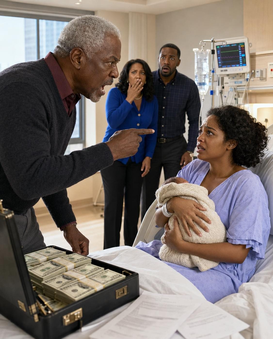 When My Grandfather Walked Into My Hospital Room After I Gave Birth, His First Question Exposed a Secret That Changed Everything…