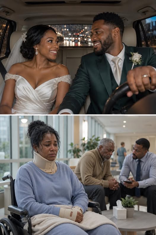 ON MY WEDDING NIGHT OUR CAR WAS H:IT BY A TRUCK. MY HUSBAND D:IED INSTANTLY. I SURVIVED… BARELY. A WEEK LATER, THE