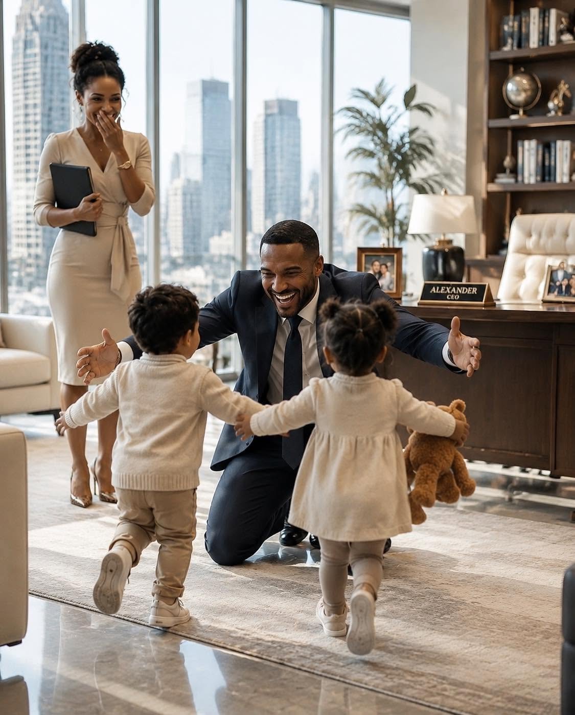 THE1 BILLIONAIRE WHO WAS TOLD HE COULD NEVER BE A FATHER—UNTIL TWO LITTLE BOYS RAN INTO HIS OFFICE SCREAMING “DADDY!” M1