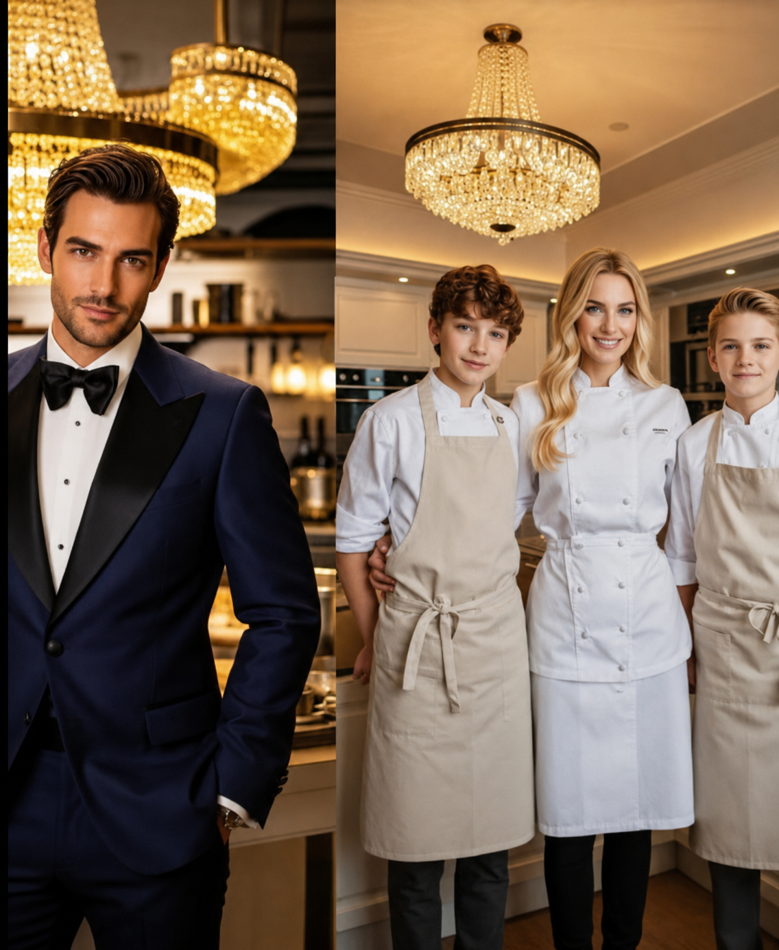 You walk into your own wedding planning gala feeling untouchable—until you step into the kitchen and see the one woman you never truly left behind… standing there with two teenagers who look exactly like you.