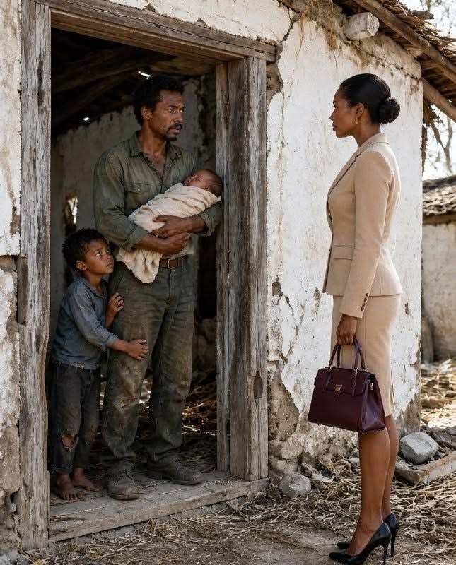 A millionaire knocked on the door of the humblest house in her company… and discovered a reality that no amount of money had ever taught her.