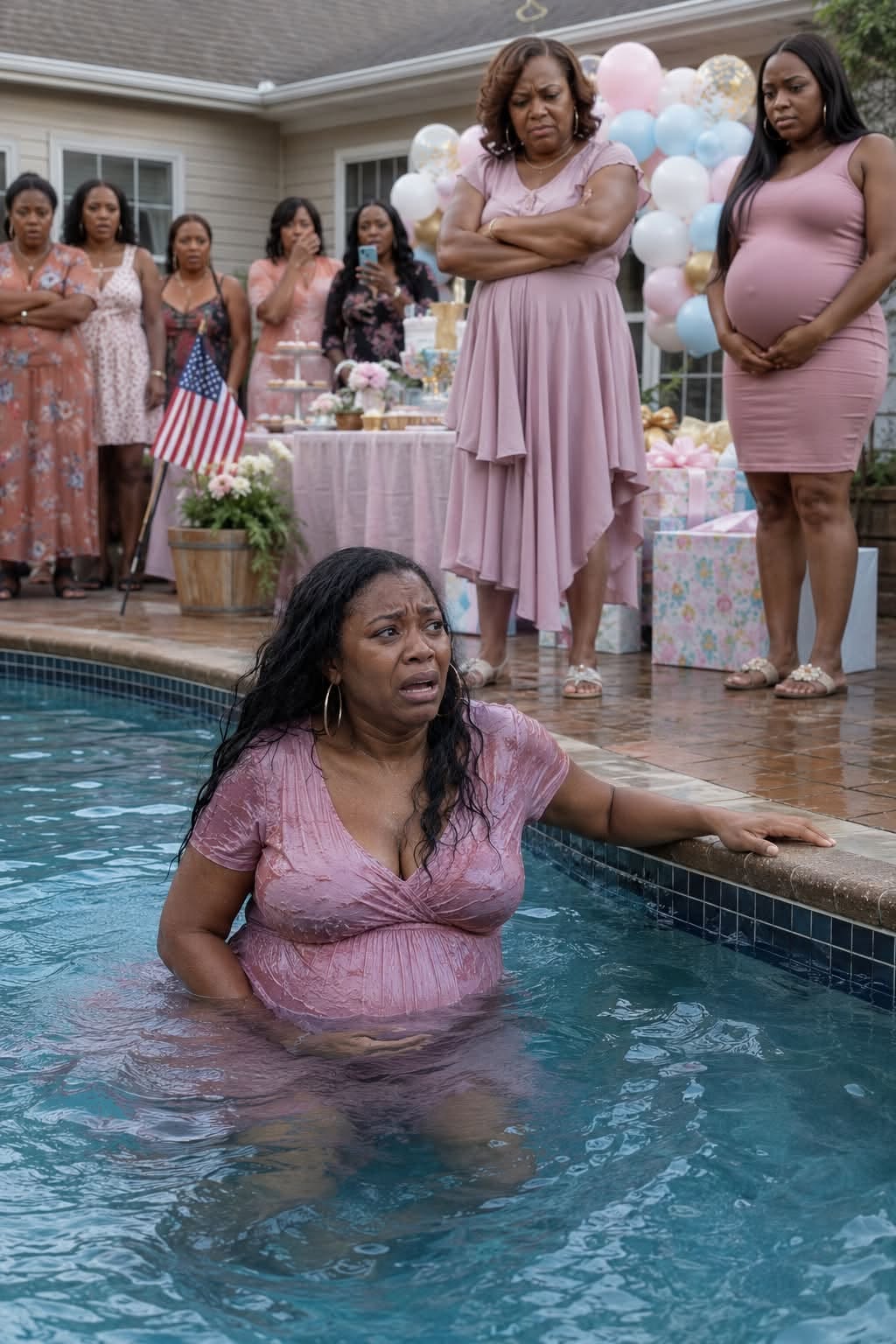 My twin sister and I were both eight months pregnant. At her baby shower, my cru/el mom demanded that I give my $18,000 baby fund to my sister, saying, “She deserves it more than you!”
