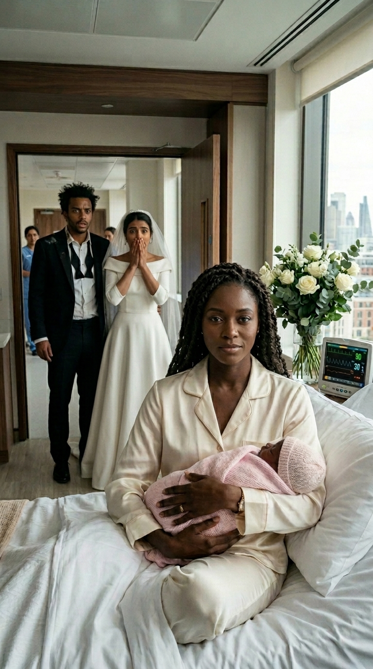 Six months after our divorce, my ex-husband called to invite me to his wedding. I told him, “I just gave birth. I’m not going anywhere.” Thirty minutes later, he showed up in my hospital room wearing his wedding suit… and with a face white with terror.