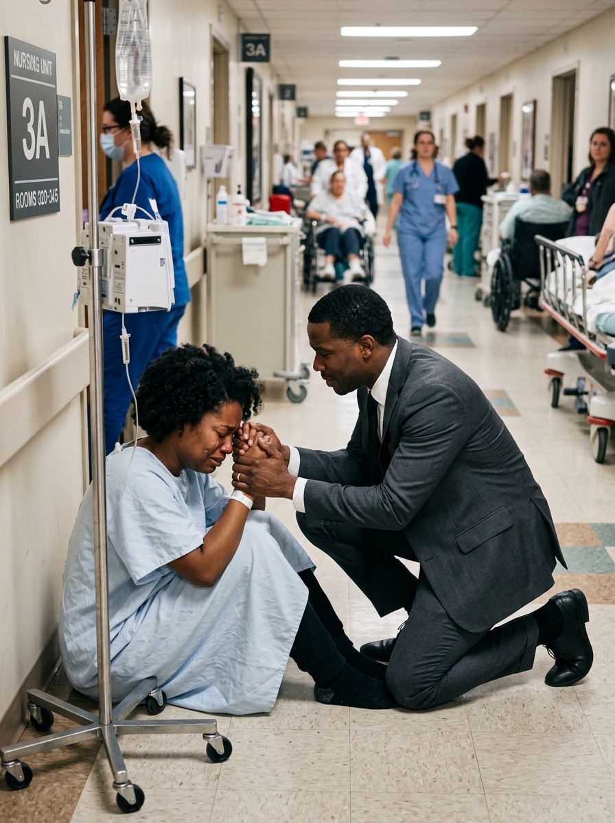 “Two months after my divorce, I found my ex-wife sitting alone in a hospital hallway… and the second I realized it was her, something inside me broke.
