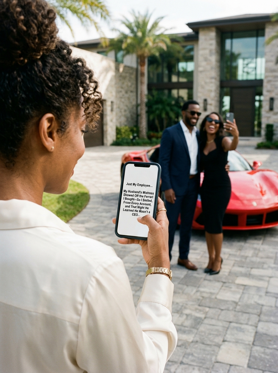 My Husband Bought His Mistress A Ferrari With My Money—So I Smiled, Took Four Photos, Froze His Cards, And Made Him Learn He Was Never A CEO… Just My Employee…