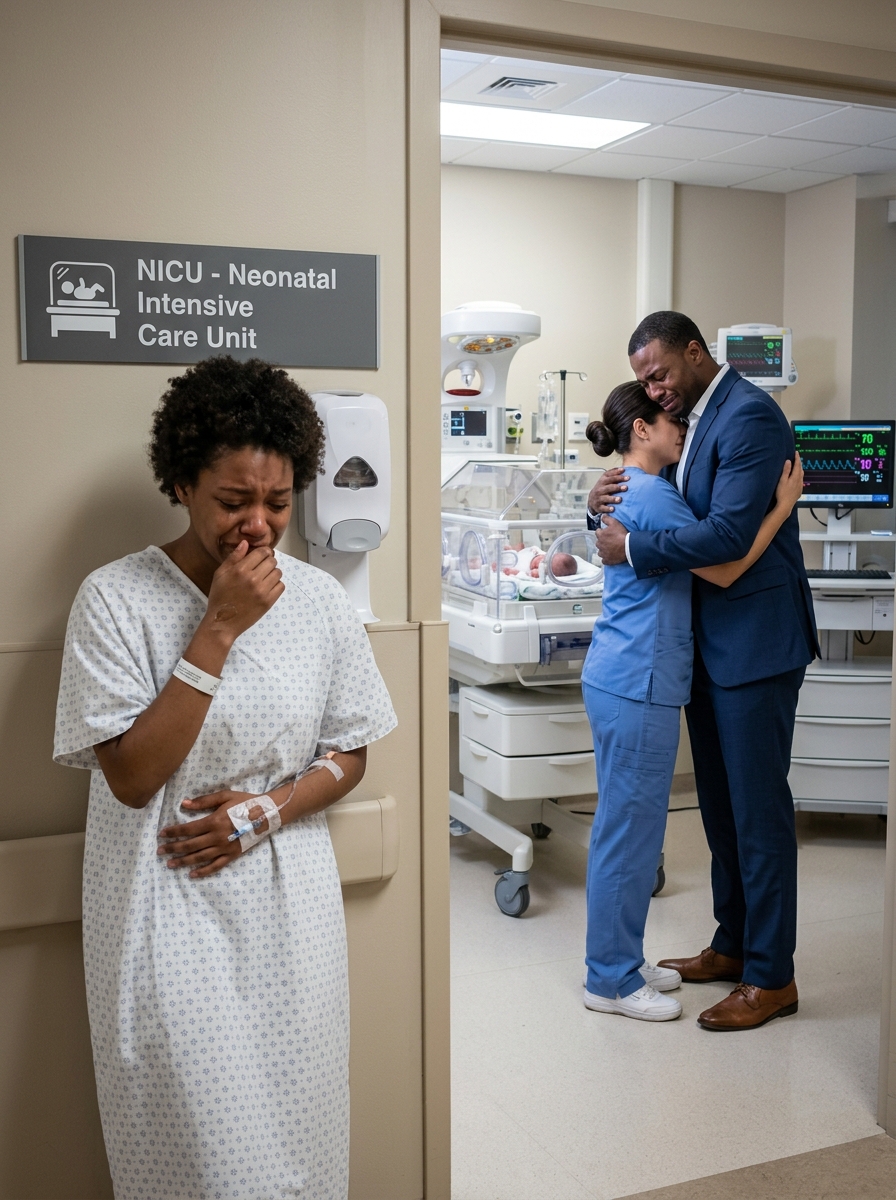 Two days after my C-section, I caught my husband drugging a nurse so he could hand our healthy newborn to his mistress and leave me with a dying baby instead.