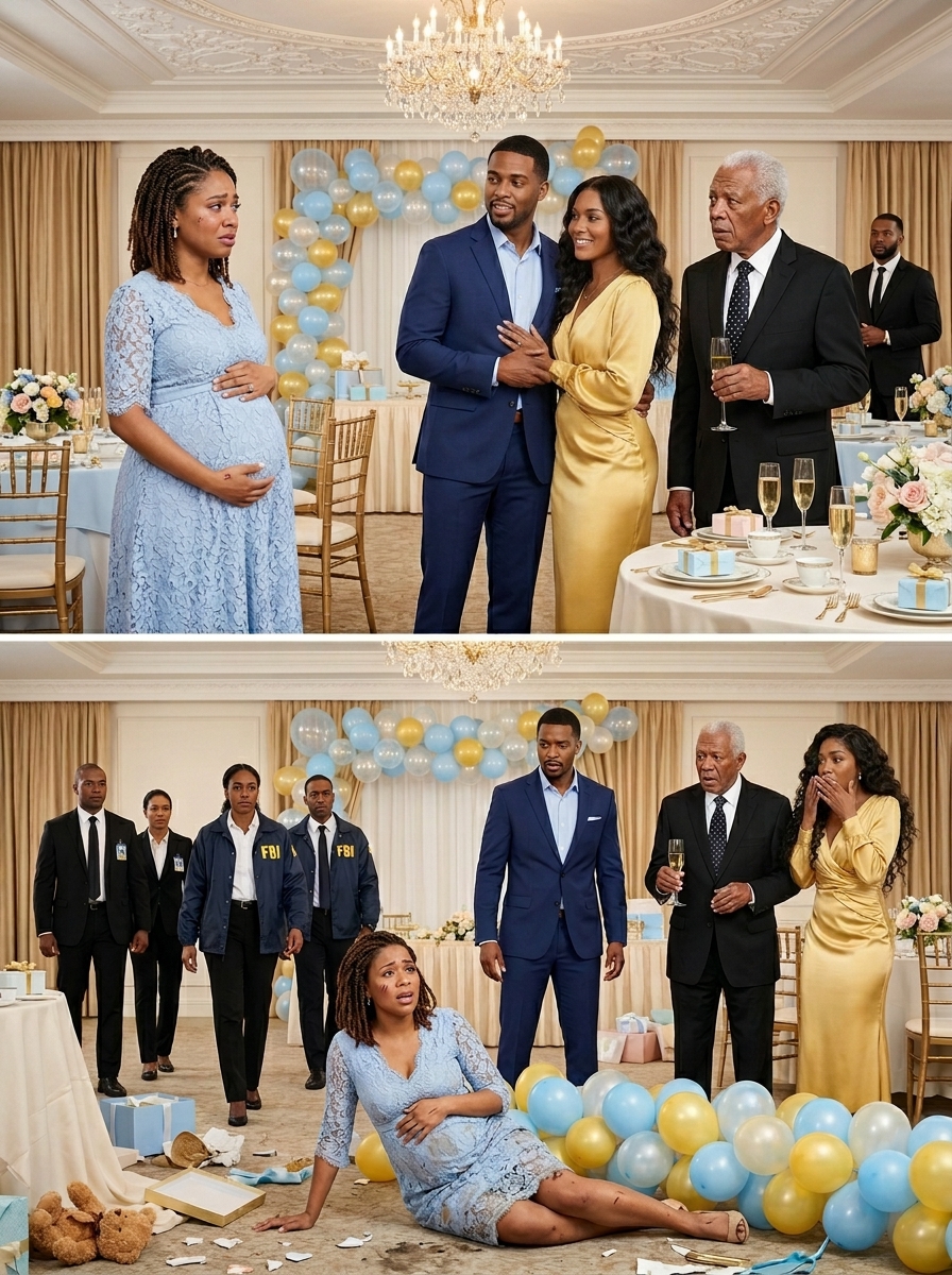 I was eight months pregnant with our miracle baby when my husband brought his 22-year-old mistress to our baby shower. When I demanded they leave, he ᴘᴜɴᴄʜᴇᴅ me straight in the stomach, sending me crashing into the gift table.