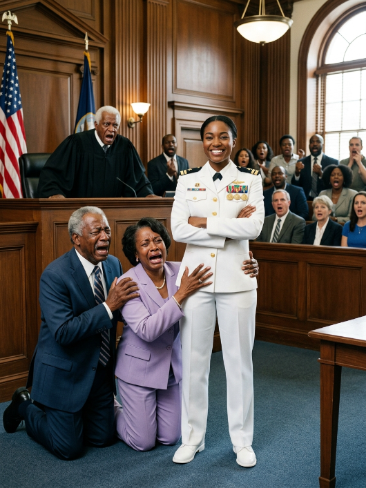 I never told my parents who I really was. After Grandma left me $4.7 million, they dragged me to court to take it back until the judge read my file and froze. “Hold on… you’re JAG?” The room went silent.