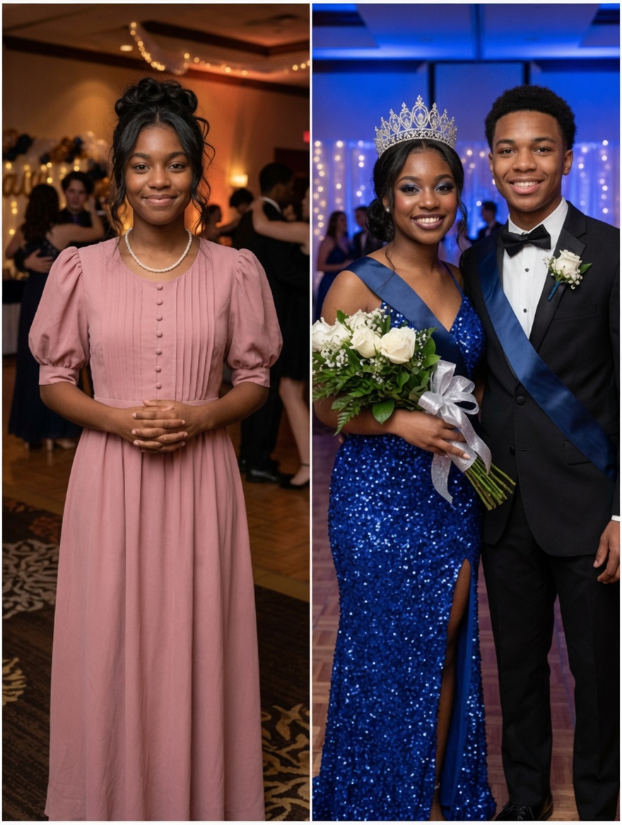 I Was Called 'Dumpster Princess' and 'Grandma's Ghost' for Wearing My Late Grandmother's Gown – Then the Prom King Took the Mic and Left Everyone Speechless