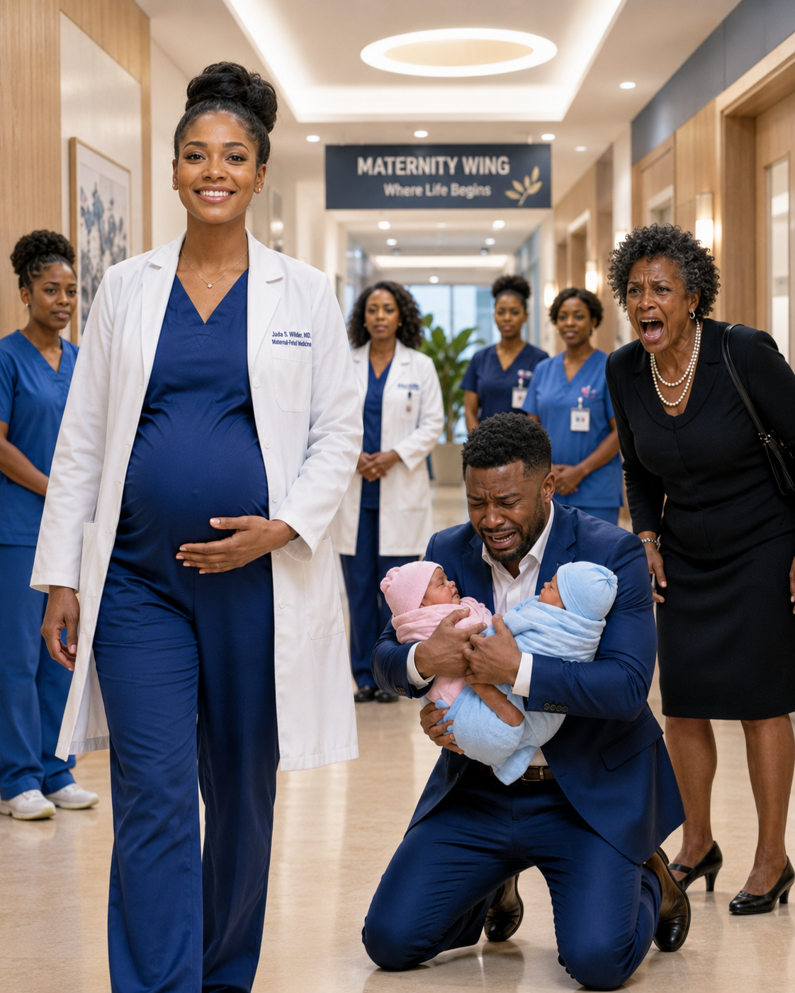 6 months after my divorce, my ex-mother-in-law still came to my hospital to hullimate me. She showing off newborn twins like trophies. “My son left his infertile wife for someone who actually matters,” she sneered, proudly admitting her son’s affair.