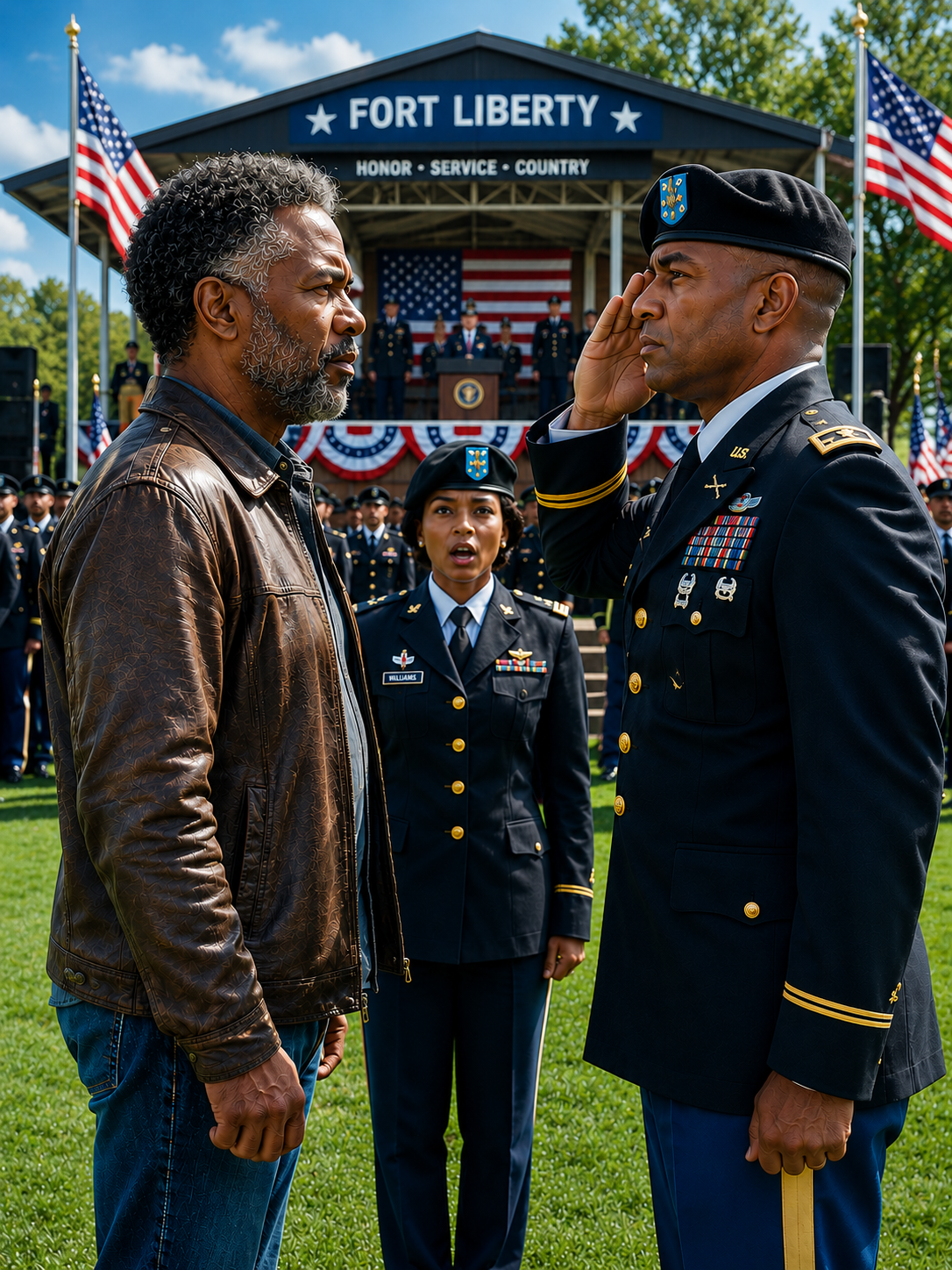 I drove eighteen hours in an old truck to watch my daughter become an Army officer, but before the ceremony ended, a three-star general froze when he saw the worn leather band on my wrist.