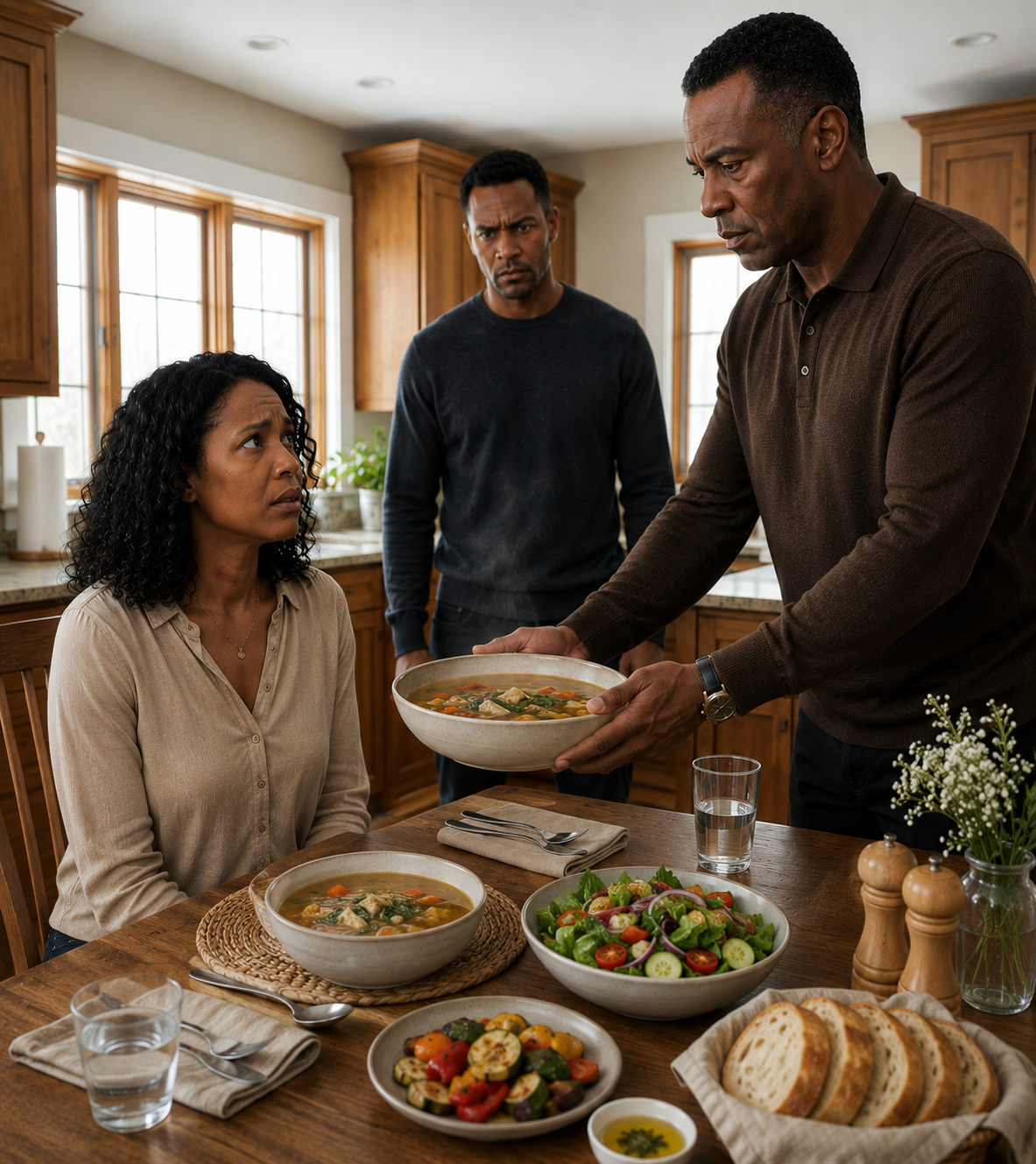 My father-in-law served me soup every Saturday, and I would wake up three hours later with my blouse buttoned wrong. My husband always said, “Your blood pressure dropped,” until I recorded seven forbidden seconds.