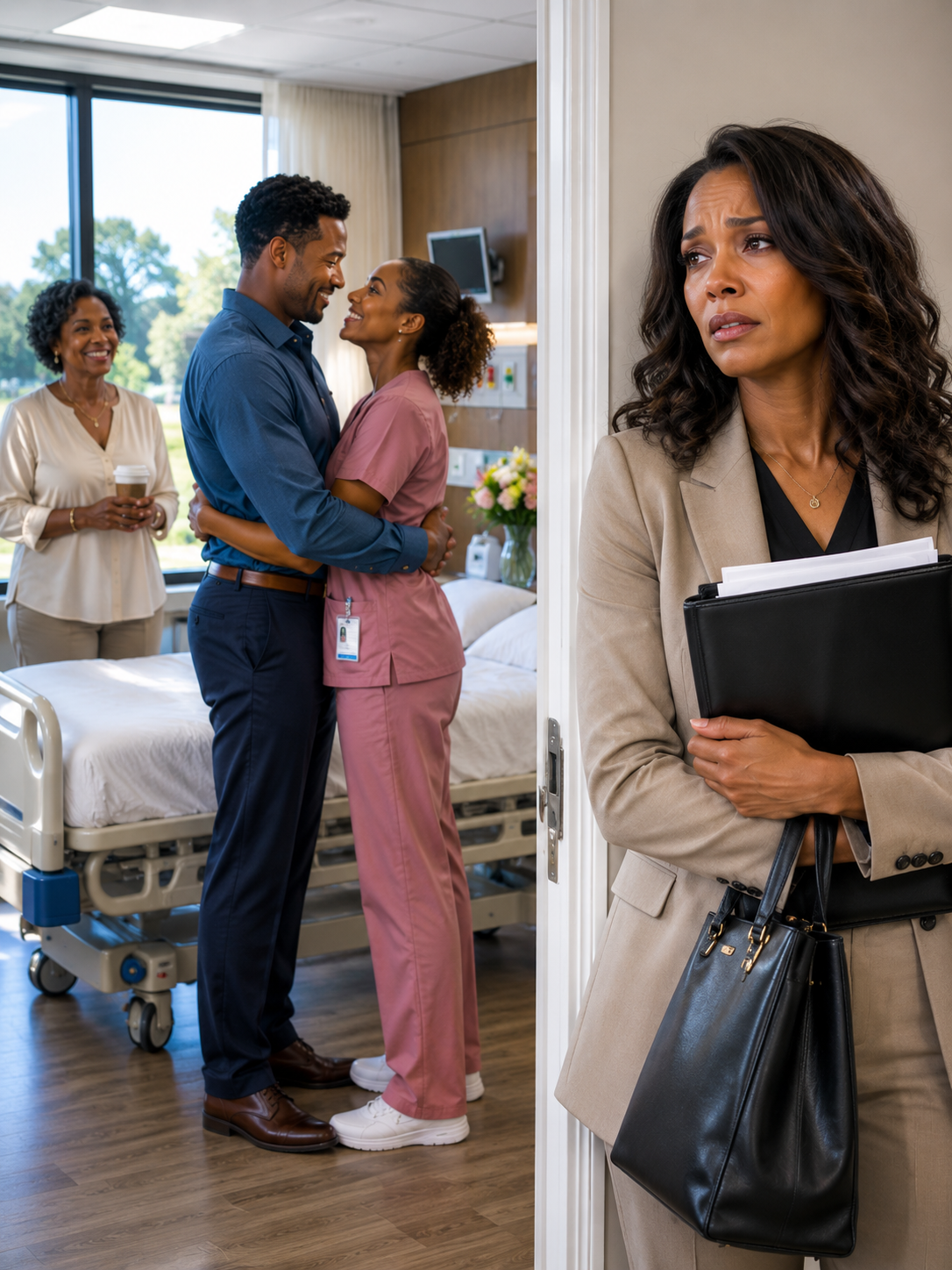 I sold the house I inherited to save my husband, but when I entered the hospital I found him standing with another woman; his mother only asked, “Did you bring the money documents?” and then I understood that something terrible was just beginning.