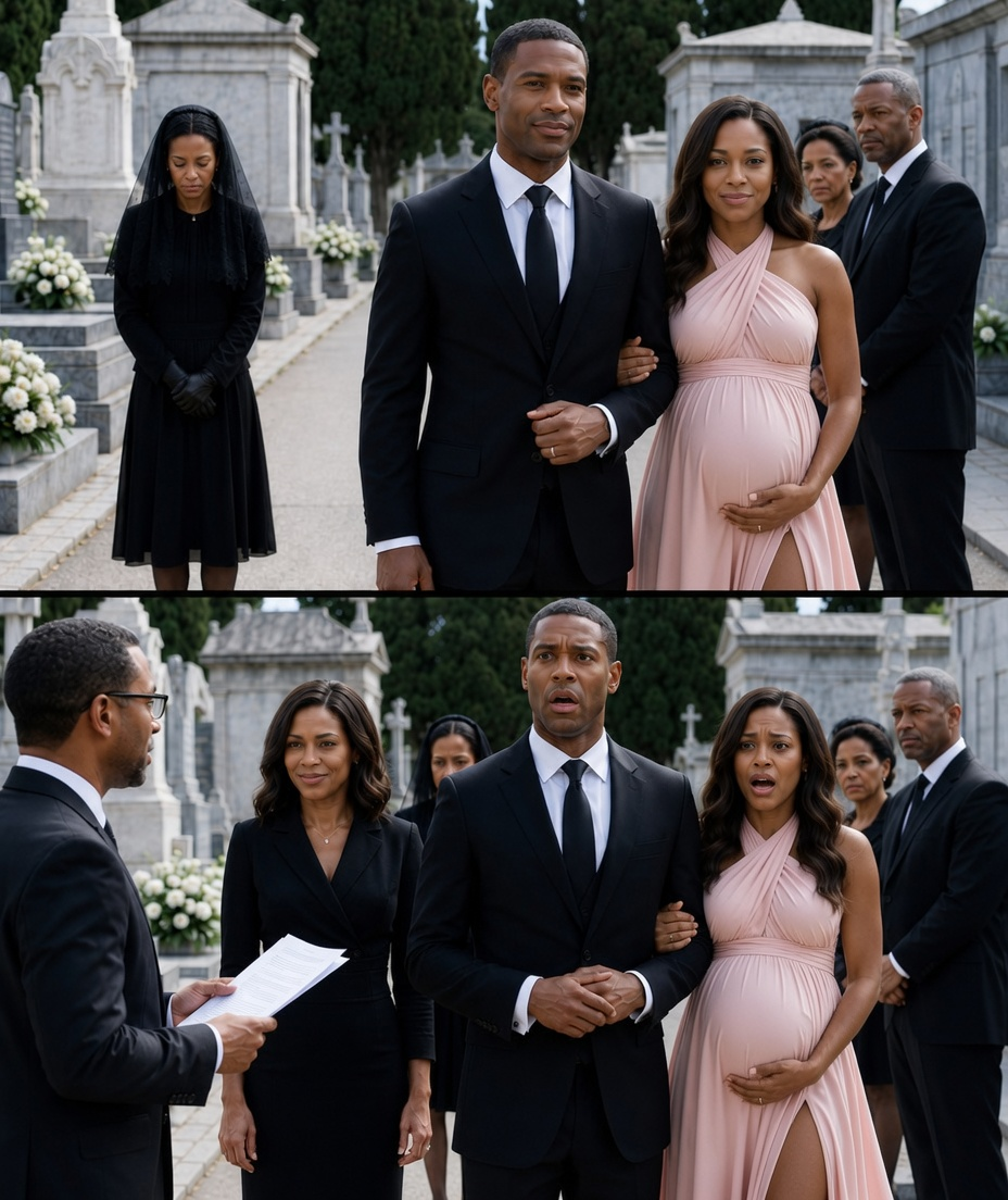 I walked into my father-in-law’s funeral with my pregnant lover, sure my wife was finished. Then the will revealed she had inherited $300 million. She smiled and whispered, “Now tell me… who needs whom?” Seconds later, I learned the real trap had just begun.