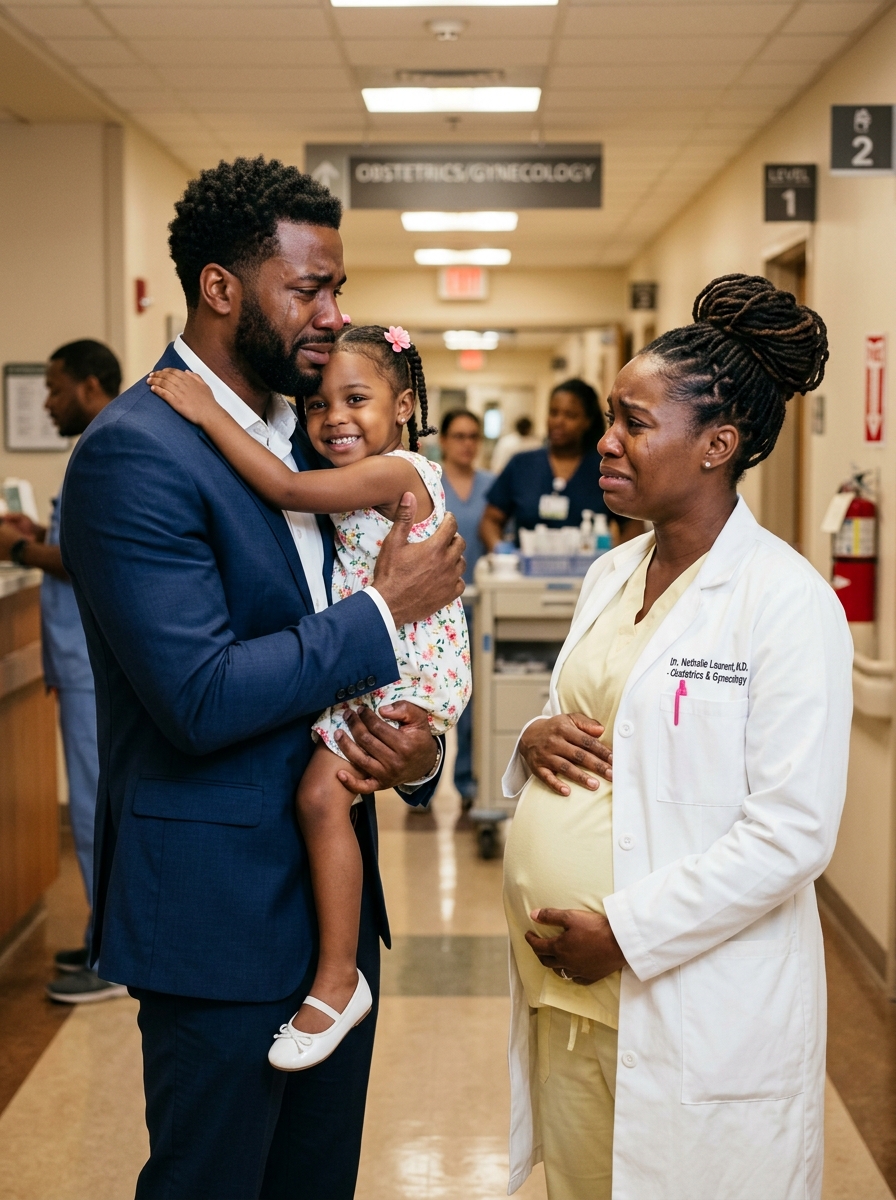 My ex rushed into my ER carrying his injured daughter, only to find me—the doctor he abandoned—seven months pregnant with his baby. I didn’t cry.