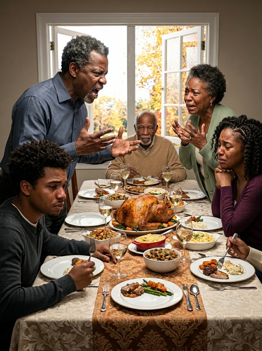 Grandpa stopped eating when he found out I was paying my parents rent while my sister lived there for free with her two kids.