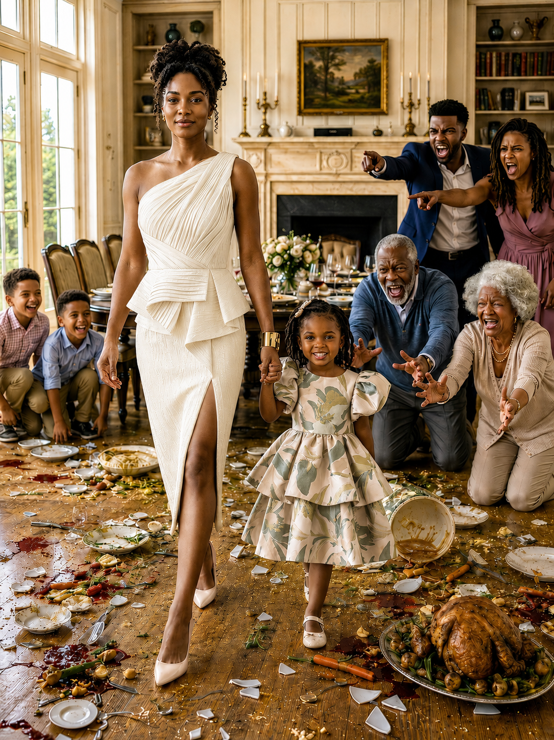 I never told my in-laws’ family I owned five-billion-dollar empire. To them, I was still “the useless housewife.” At Christmas dinner, my MIL threw away my 8-year-old’s favorite dress. “It looks so cheap,” she scoffed