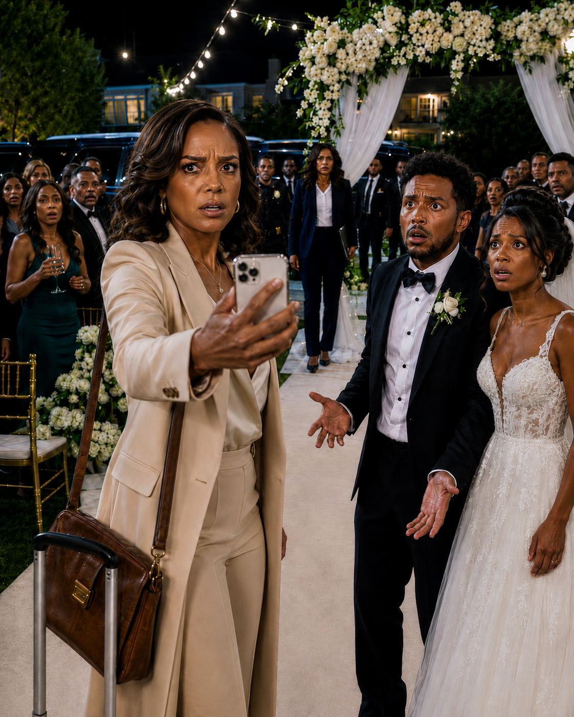 I came home two days early, expecting to surprise my boyfriend—only to find my backyard glowing with wedding lights. My best friend stood in a white dress, holding his hands beneath an arch built with flowers I had chosen.