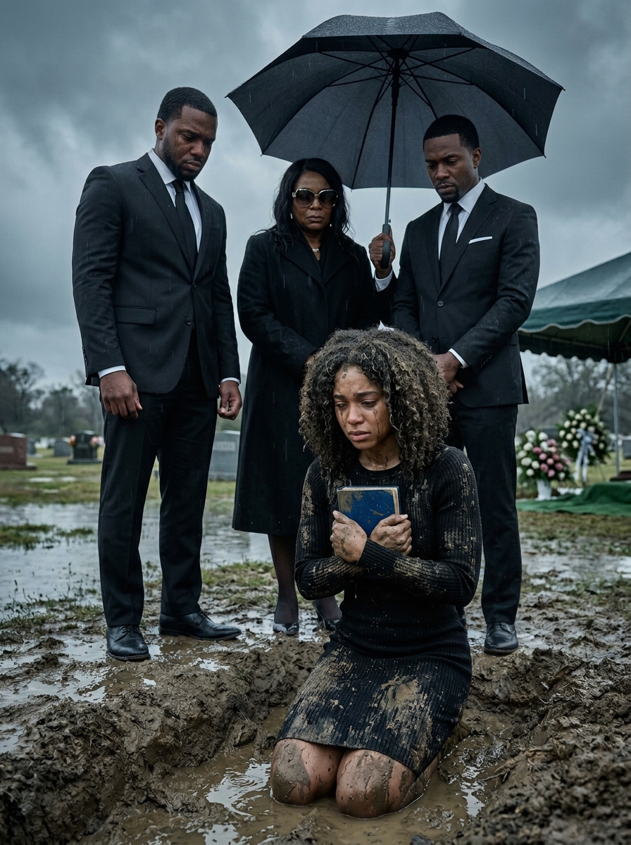 My father threw my grandmother’s bankbook into her grave and said, “It’s worthless”… but when I took it to the bank, the teller went pale and called the police.