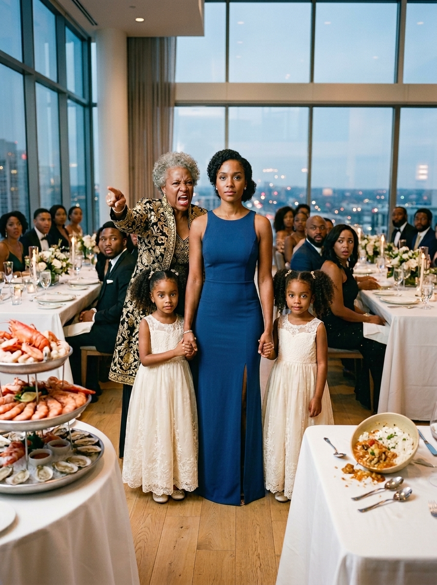 On my father-in-law’s birthday, my husband boasted that he would pay a bill of 165,000 dollars while his mother humiliated my girls by saying “they don’t deserve fine food”; I didn’t scream, I just left the room with them and turned off my phone before the disaster.