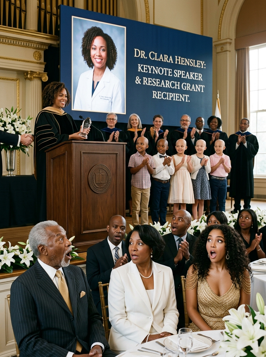 My father barred me from entering my own medical school graduation ceremony because my stepmother wanted her daughter to use my ticket. “You’re just a nurse’s assistant anyway, let your sister have her moment,” my father sneered, pushing me toward the exit. I stood in the rain, watching them take pictures. But they didn’t know I wasn’t just graduating—I was the keynote speaker and the recipient of the university’s highest research grant. When the Dean took the microphone to introduce the guest of honor, my family’s smiles instantly froze…