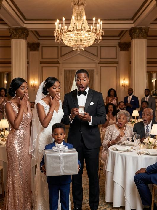 My ex humiliated me at his wedding—until our son handed him a box that made him scream and silenced the entire room
