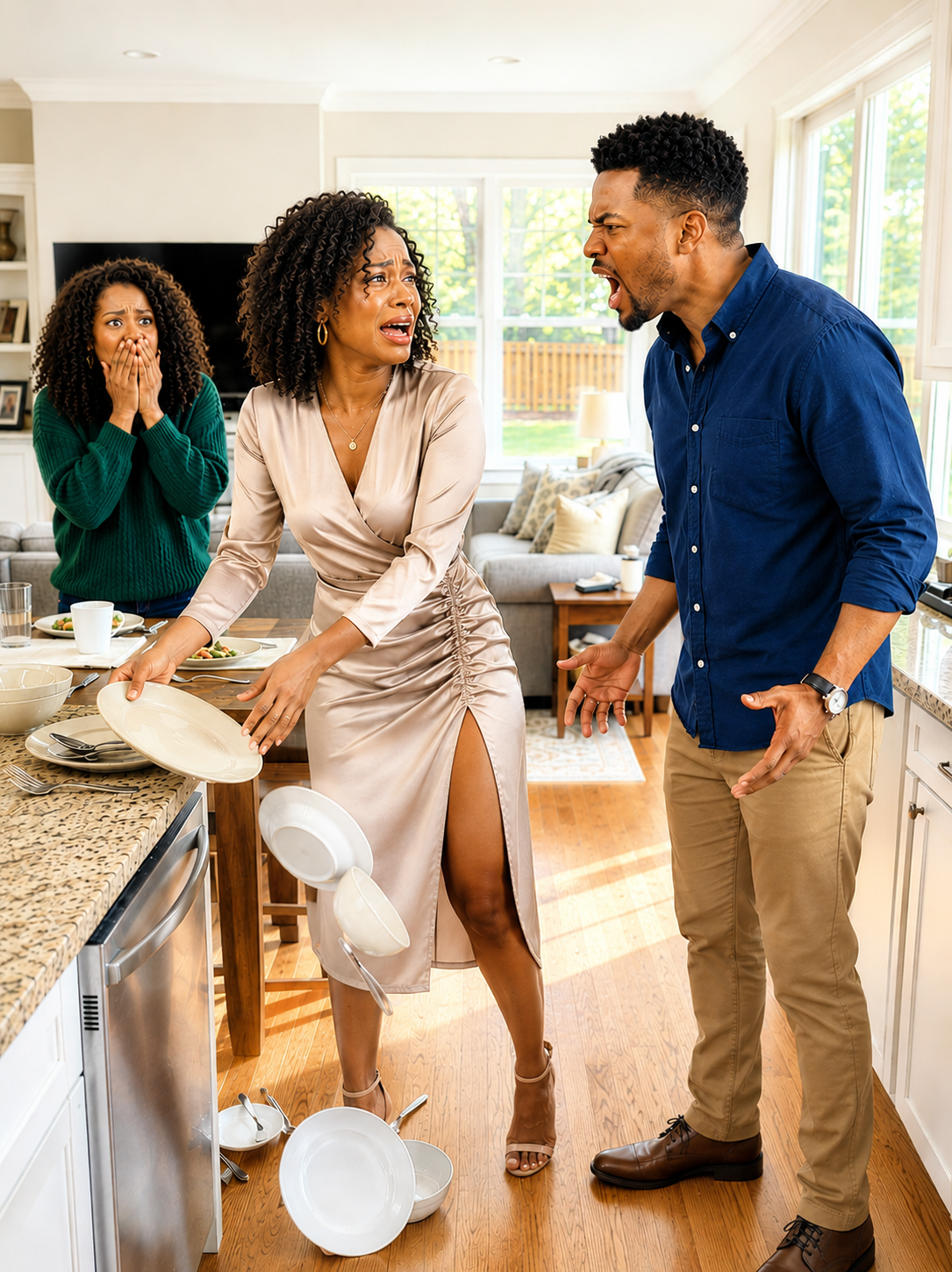 Just two days after our wedding, I refused to serve dinner to my sister-in-law while she sat glued to the TV. My husband exploded, screamed at me, and slappe
