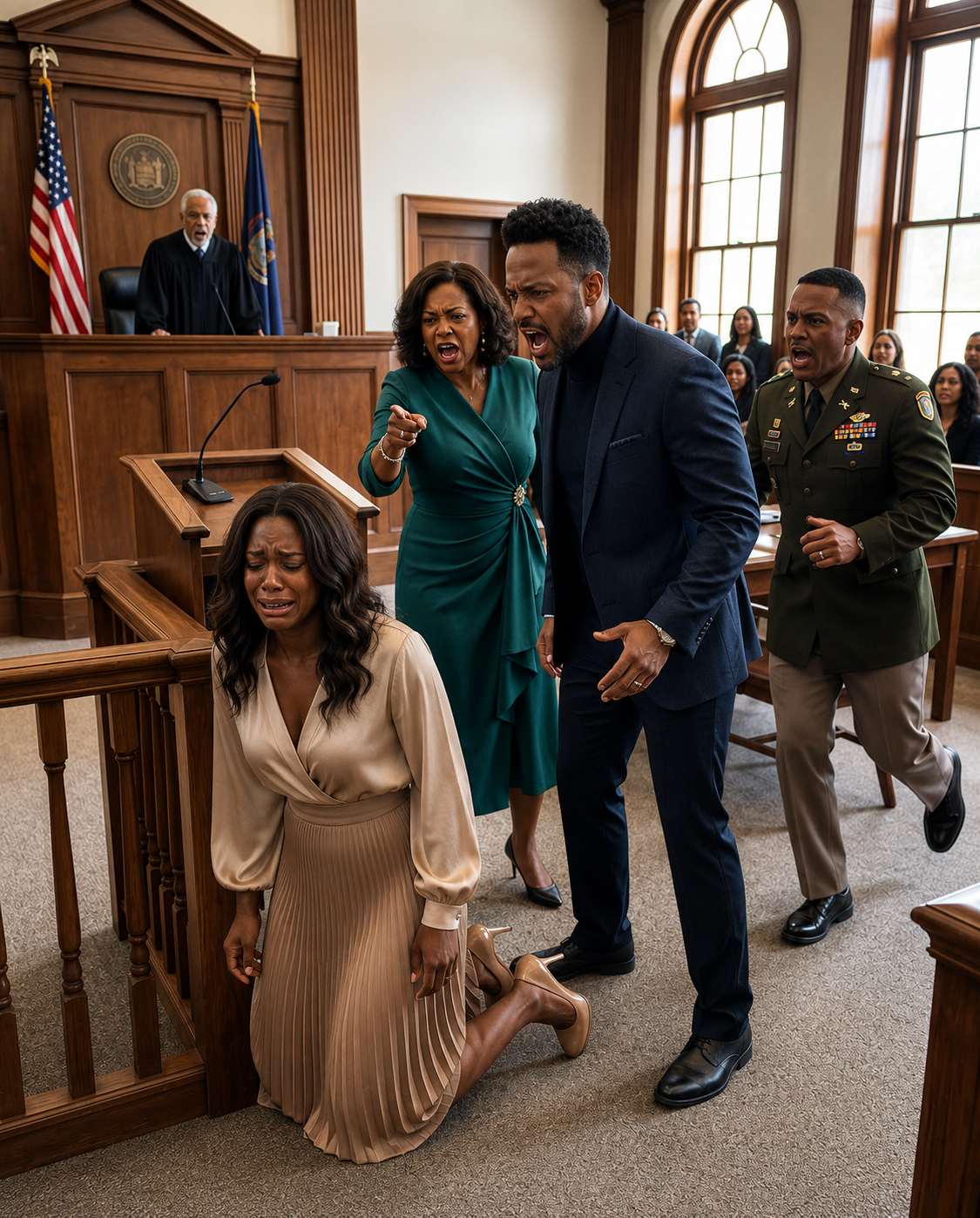 My mother-in-law pointed at me in court and said, “She’s faking it.” My husband smirked, telling the judge I did this every time.