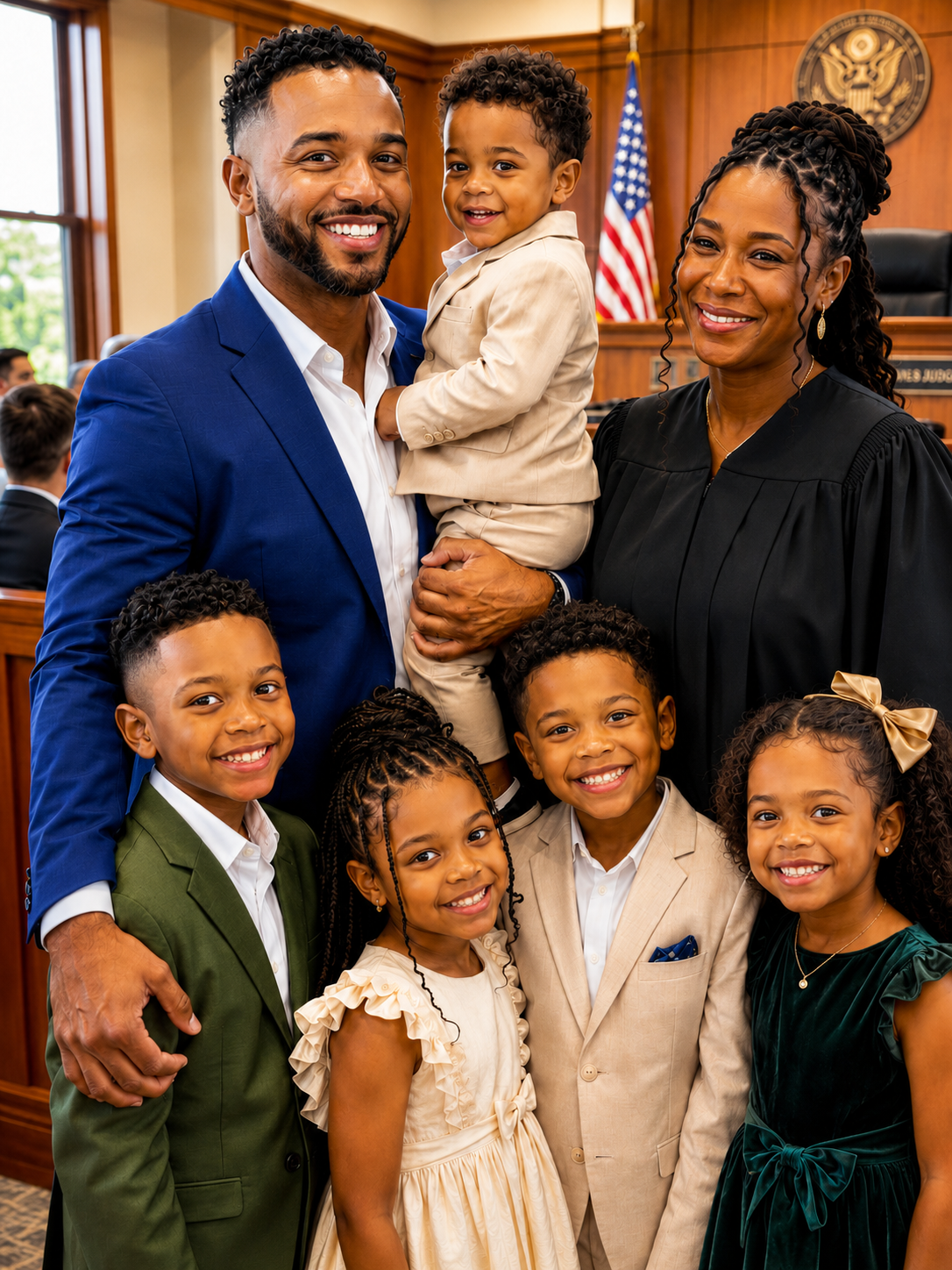 This Single Dad Fought to Adopt 5 Siblings Under 7 Before They Were Separated – The Judge Broke Down After Learning Why