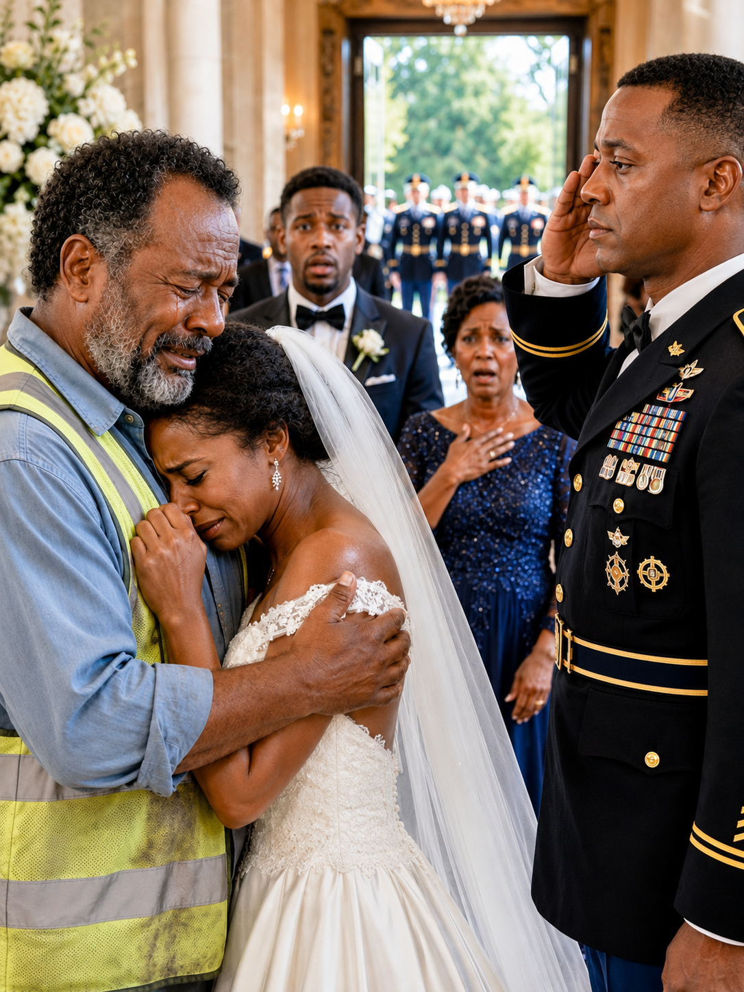“I’d Never Marry a Gardener’s Daughter!” My Fiancé Em.bar.ras.sed Me at the Altar in Front of 120 Guests and Walked Away. As My Father Cried and Apologized, I Silently Held Him—Until an Army Commander Suddenly Entered, Saluted My Dad With Full Military Honors, and Revealed the Secret That Would Change My Ex-Fiancé’s Life the Very Next Day.