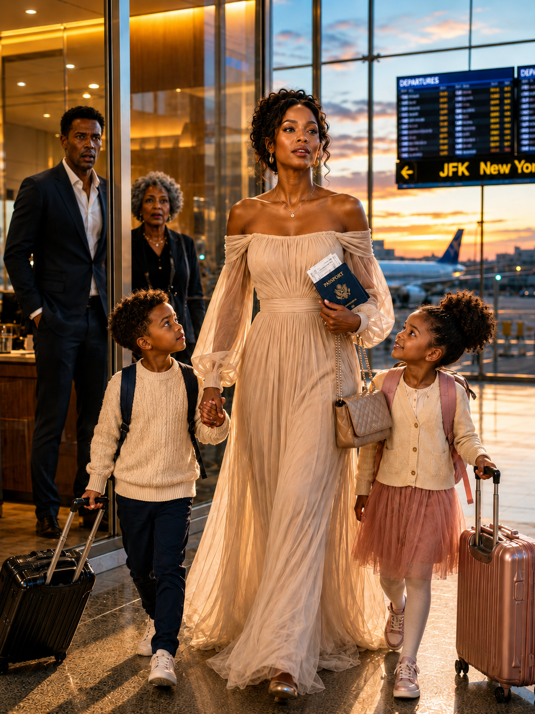 Eight Minutes After Our Divorce, My Ex Said There Was Nothing Worth Dividing—Then I Took Our Kids and the Evidence to JFK