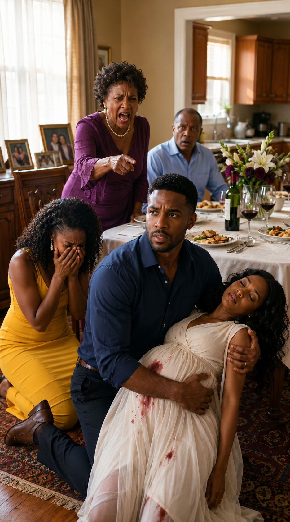 My parents worshipped my sister. When I revealed my pregnancy, they struck my stomach. “The first grandchild must be hers! Get rid of it!” Then… someone unexpected arrived. Mom went white and started shaking. It was…