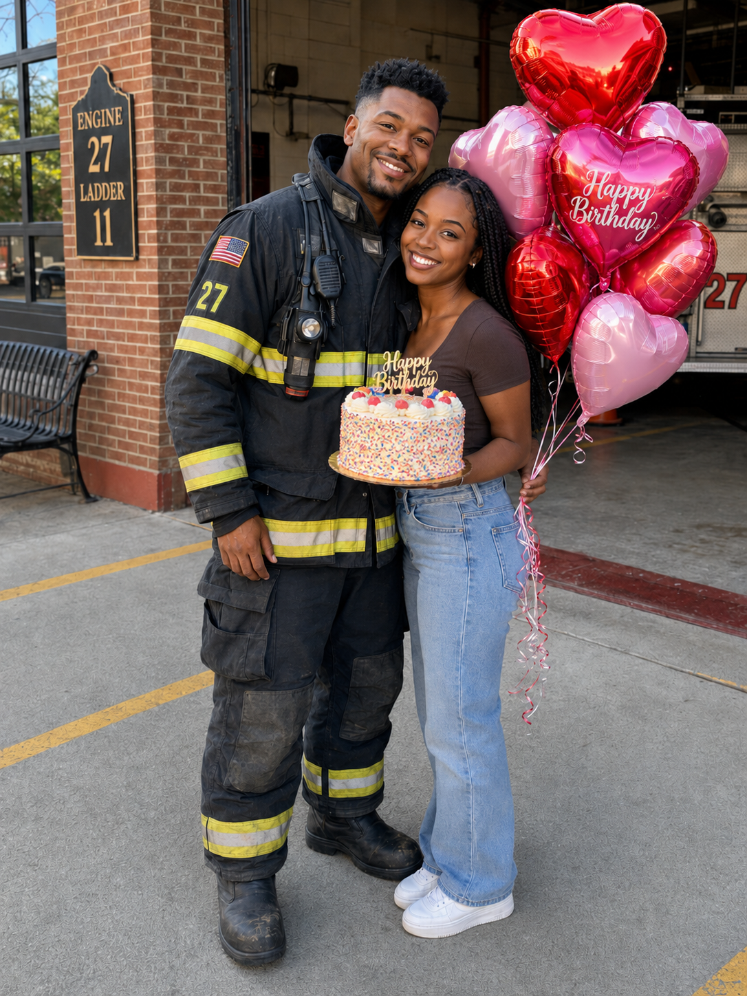 My Firefighter Husband Left for Work on His Birthday Like Any Other Morning—Hours Later, I Walked Into His Station and Everyone Went Silent